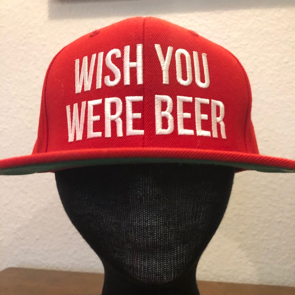 Wish You Were Beer Red Hat